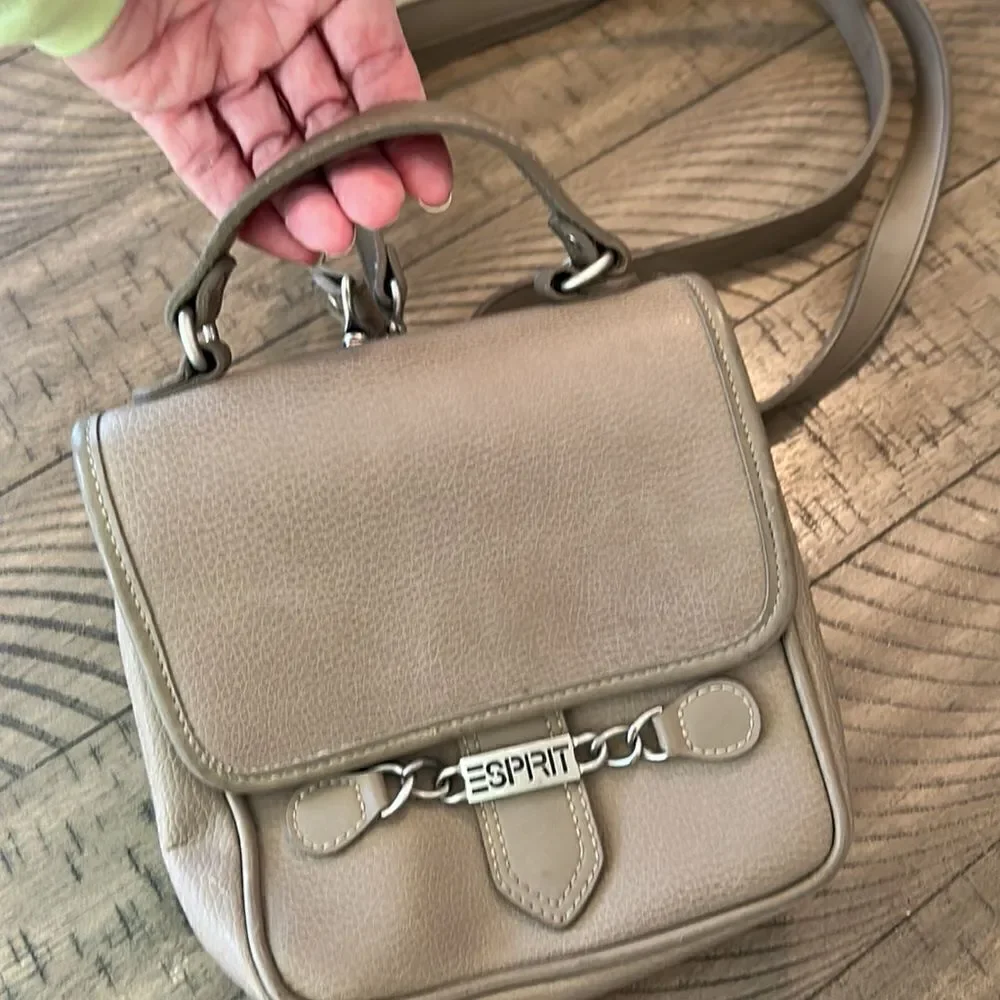Espirit Vegan Imprinted Leather Look Crossbody and Easy Snap Convenience! ✈️ 🌆